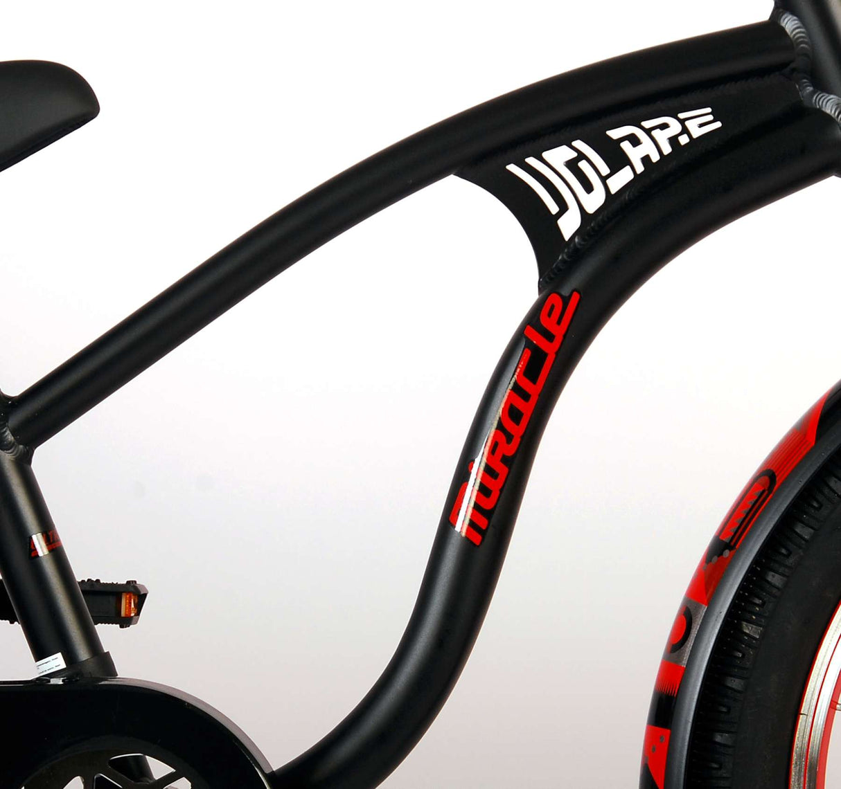 Volare Miracle Cruiser Children's Bike Boys 20 pouces Matt Black Prime Collection