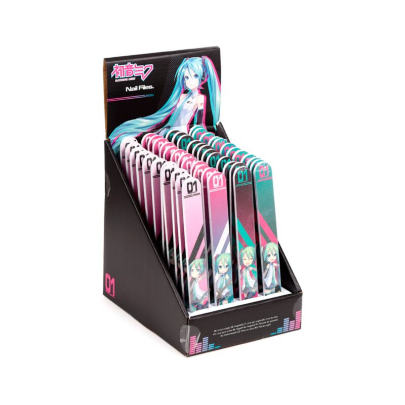 Hatsune Miku lime à ongles longue