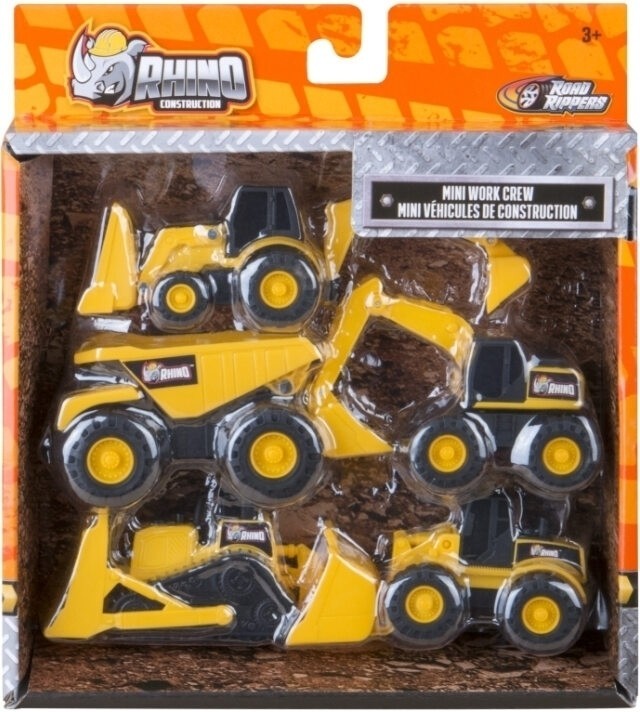 Nikko Toys Nikko Road Rippers Mini Construction : paquet de 5 (30031 20660)