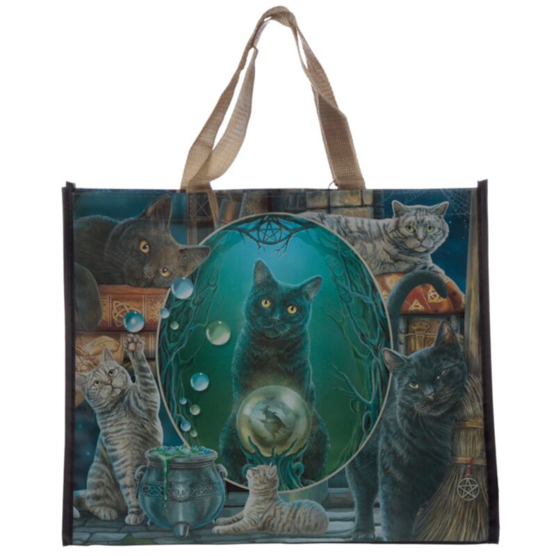 Sac cabas durable chat magique Lisa Parker