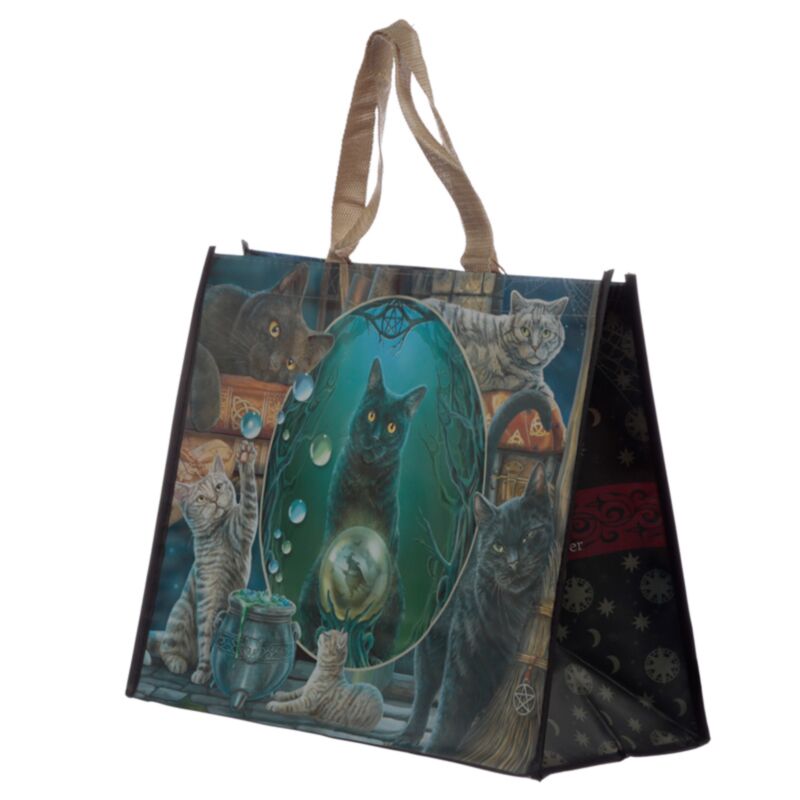 Sac cabas durable chat magique Lisa Parker