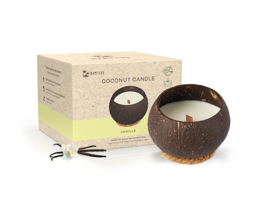 Nomture Candle de noix de coco - Vanille - 300g