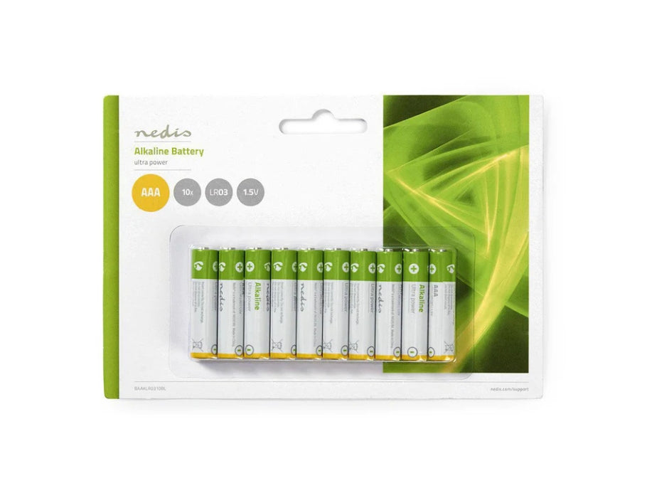 Pile Nedis aaa - alcaline - 10 pièces