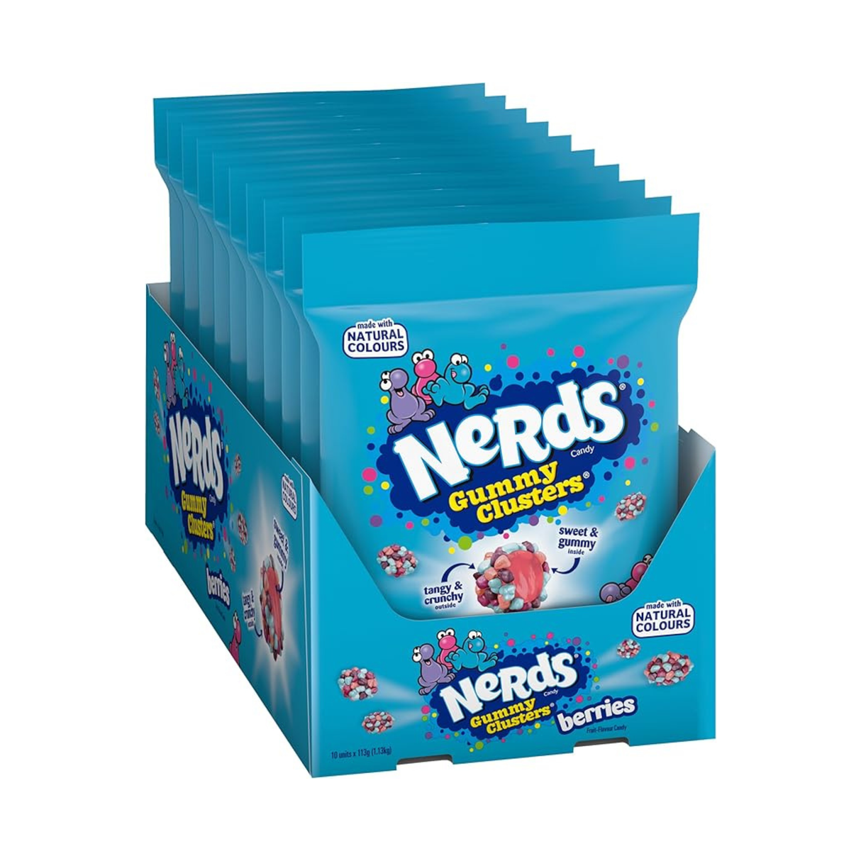Sac de baies gommeuses Nerds (10x113 grammes)