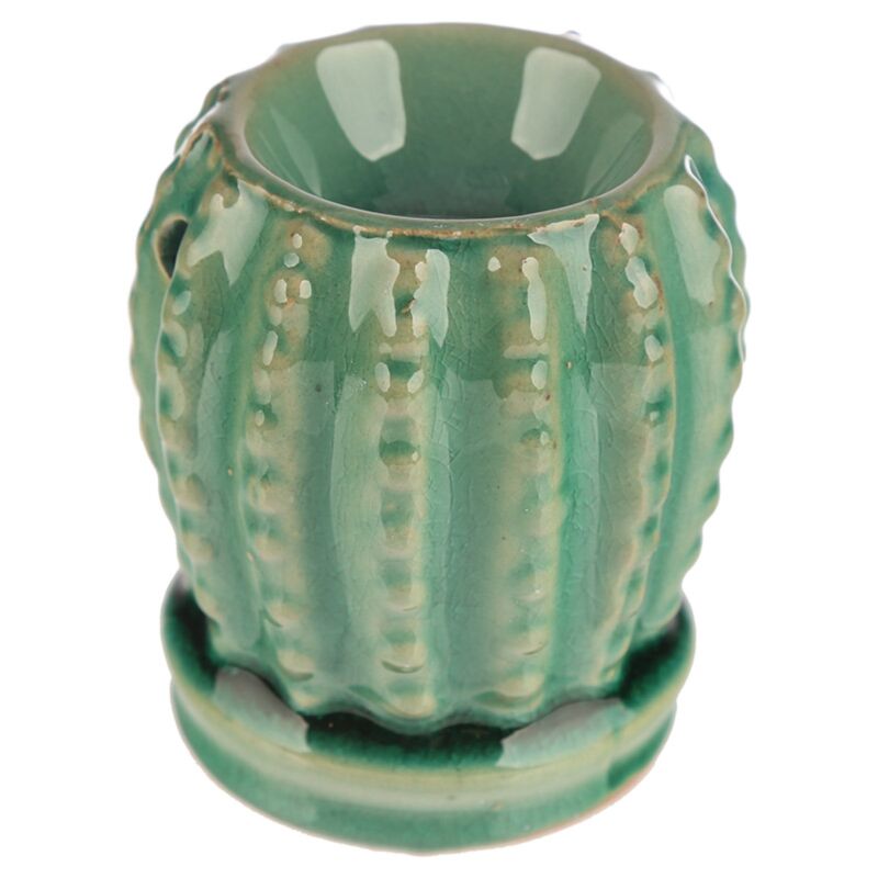 Brûleur de parfum en céramique Eden mini cactus - petit