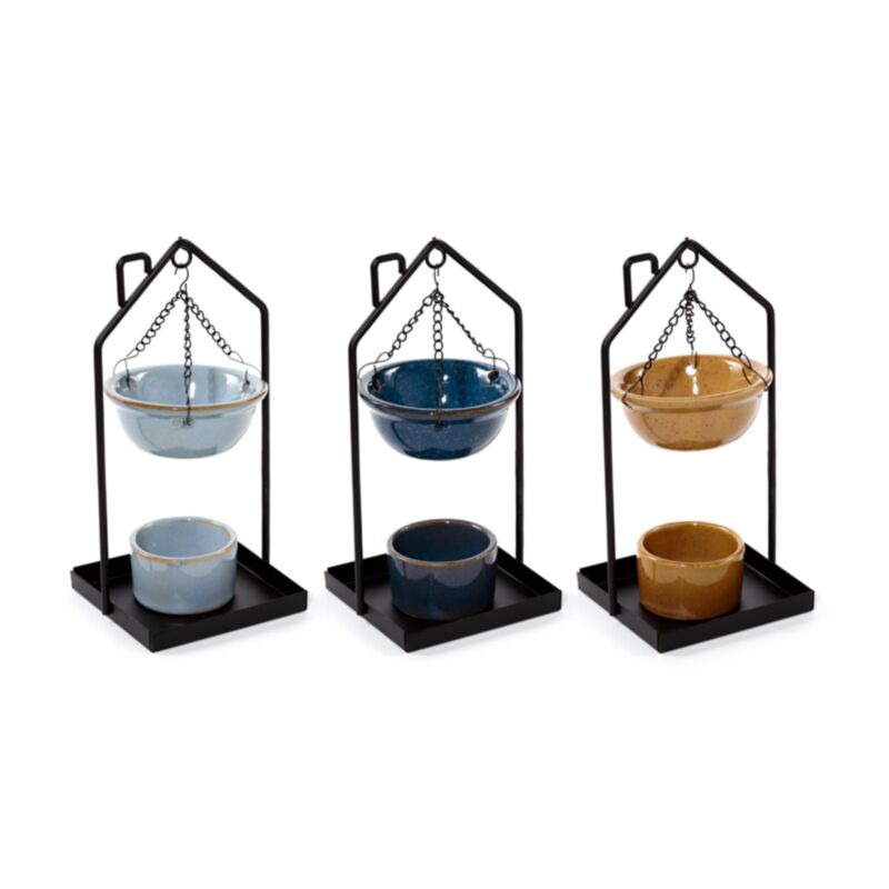 Support brûle-parfum suspendu en forme de maison Eden