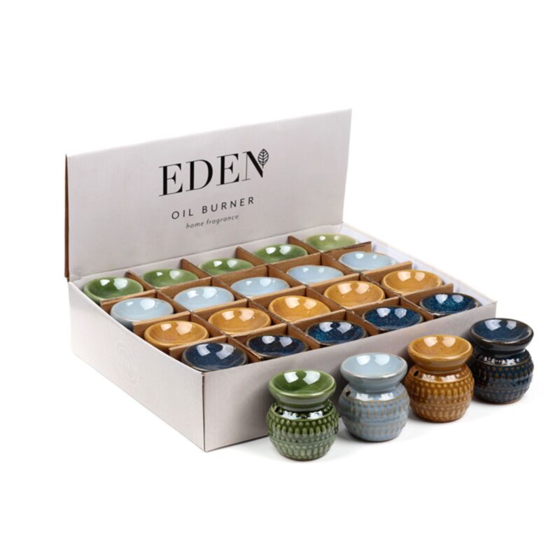 Petit brûle-parfum en relief à pois Eden
