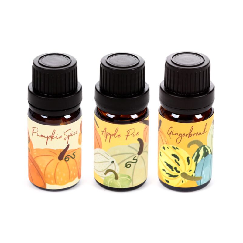 Coffret récolte d'automne de 3 huiles parfumées