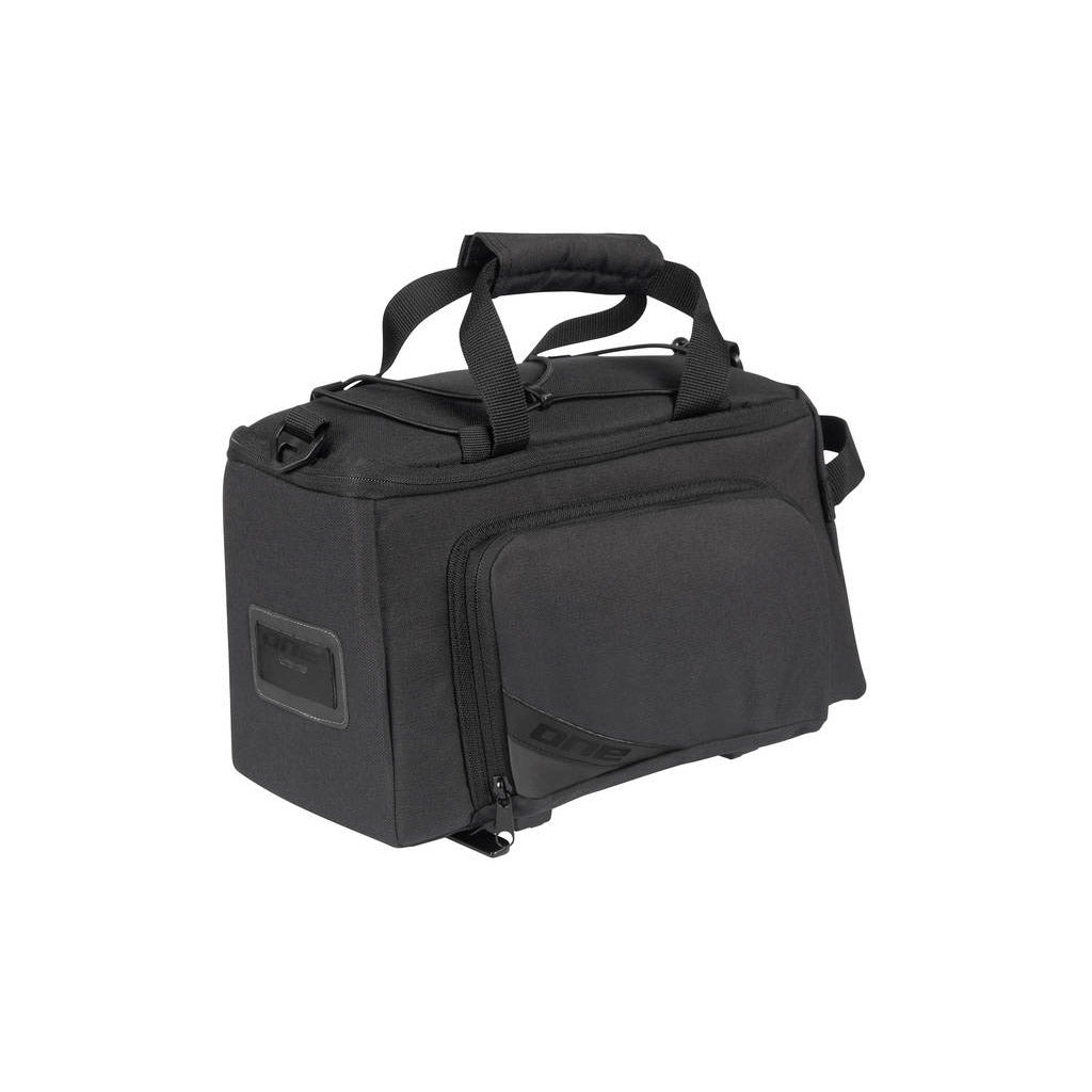 Un sac porte-bagages avs amovible noir