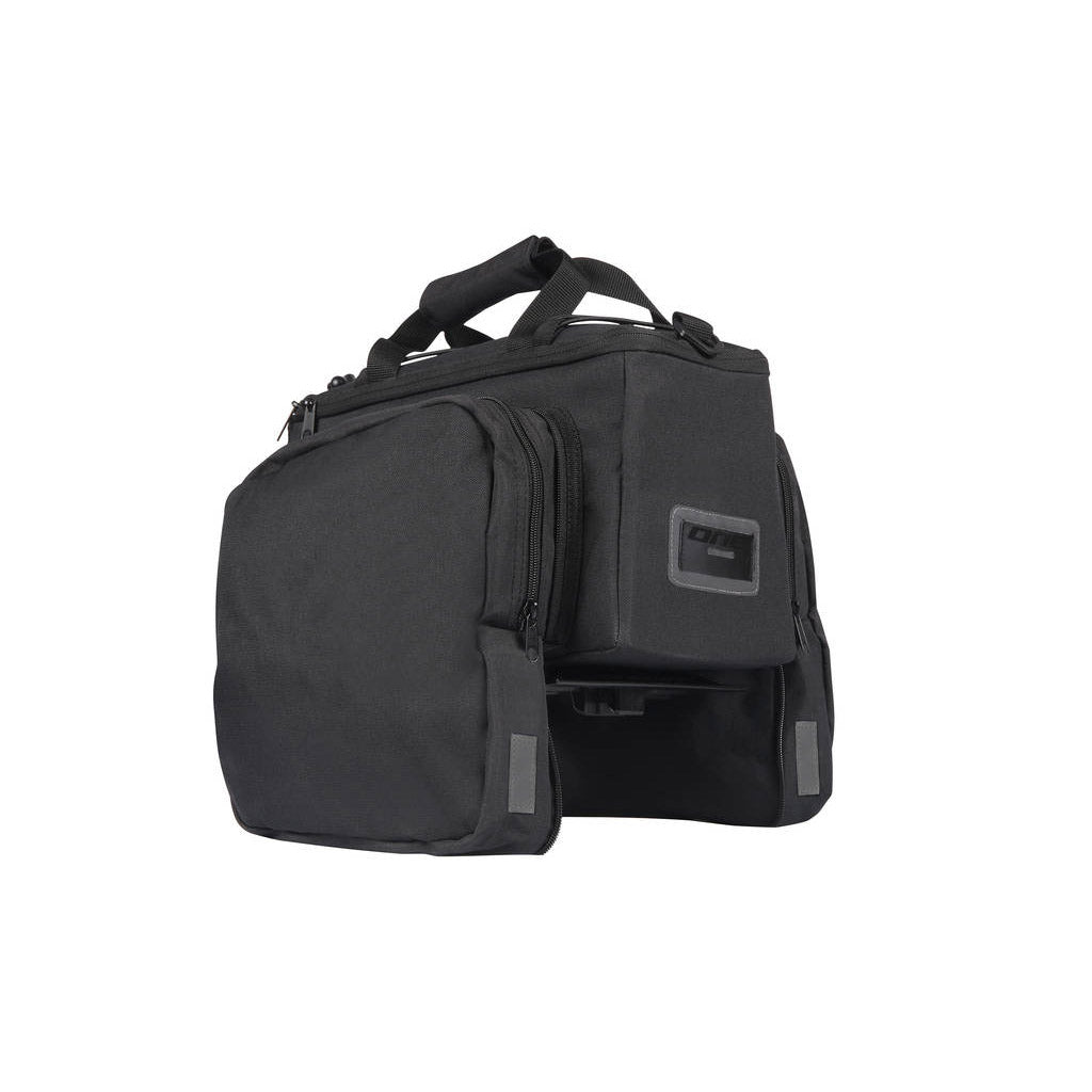 Un sac porte-bagages avs amovible noir