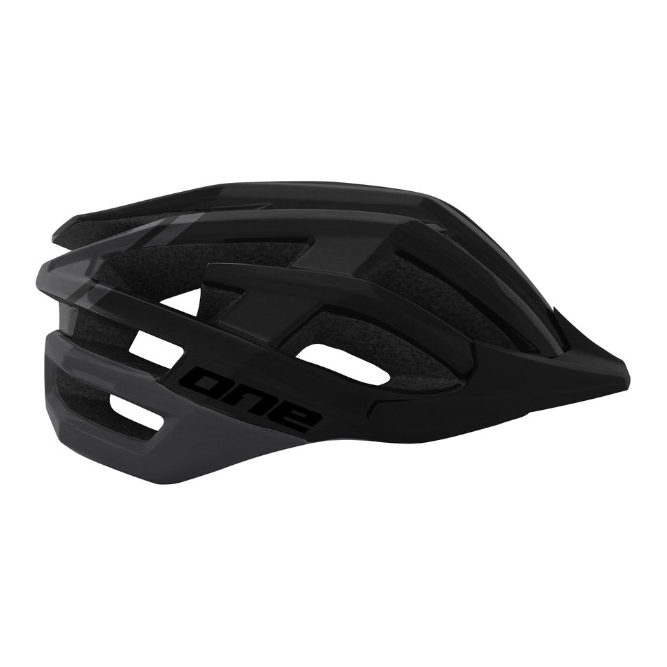 Un seul Helm Mtb Race M L (57-61) Gris noir
