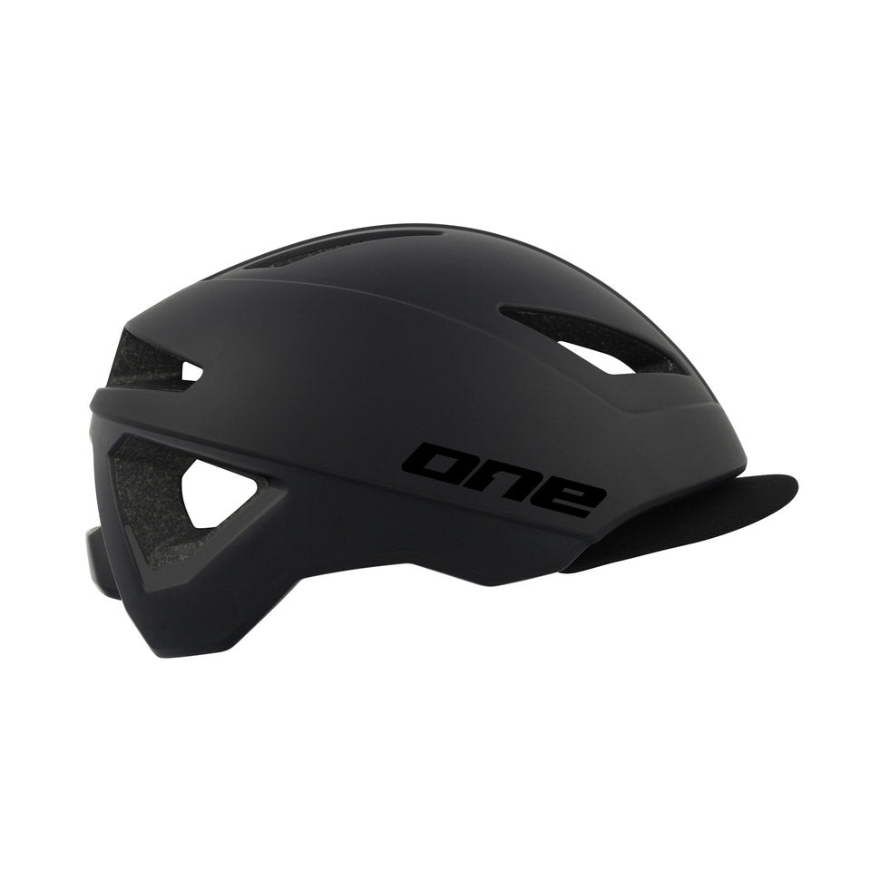Un casque Crossride S M (52-58) Gris noir