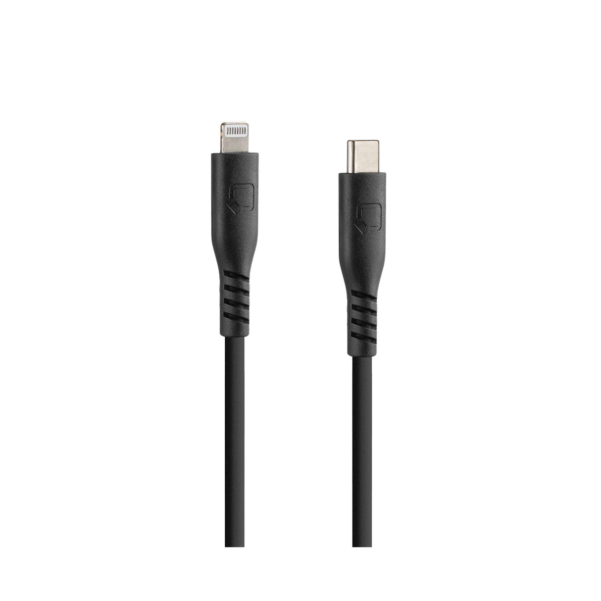 Câble silicone Optiline USB type C > Apple 8 broches - 20 cm