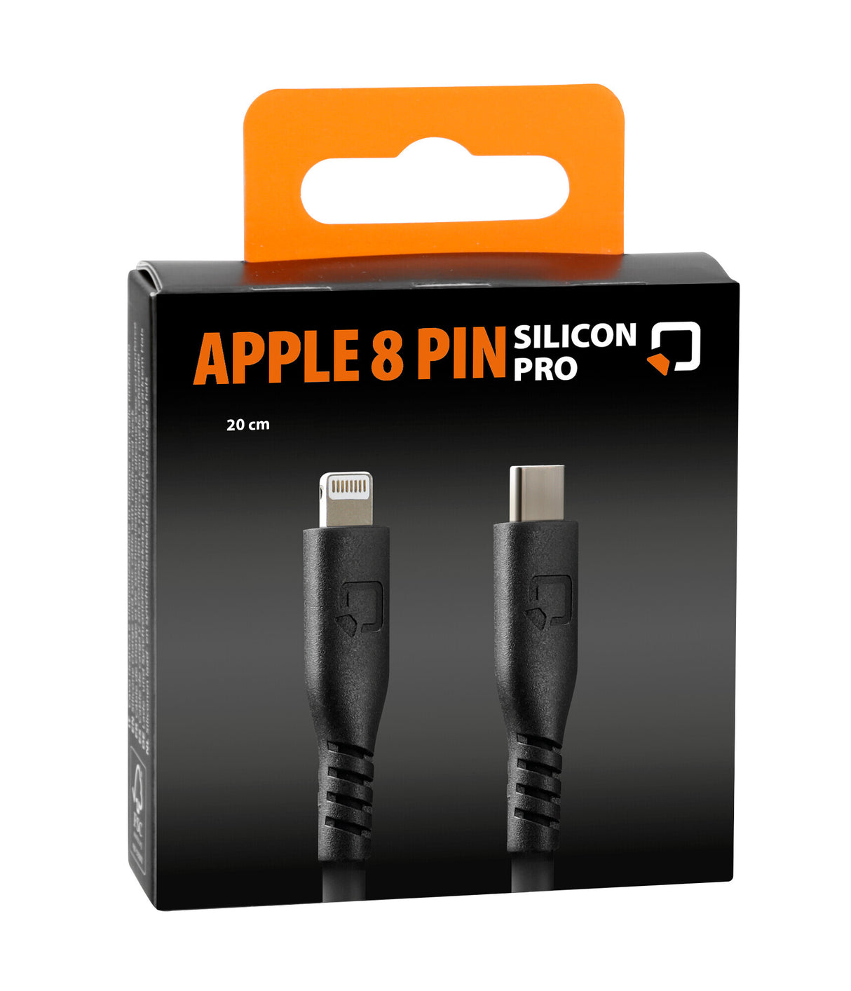 Câble silicone Optiline USB type C > Apple 8 broches - 20 cm