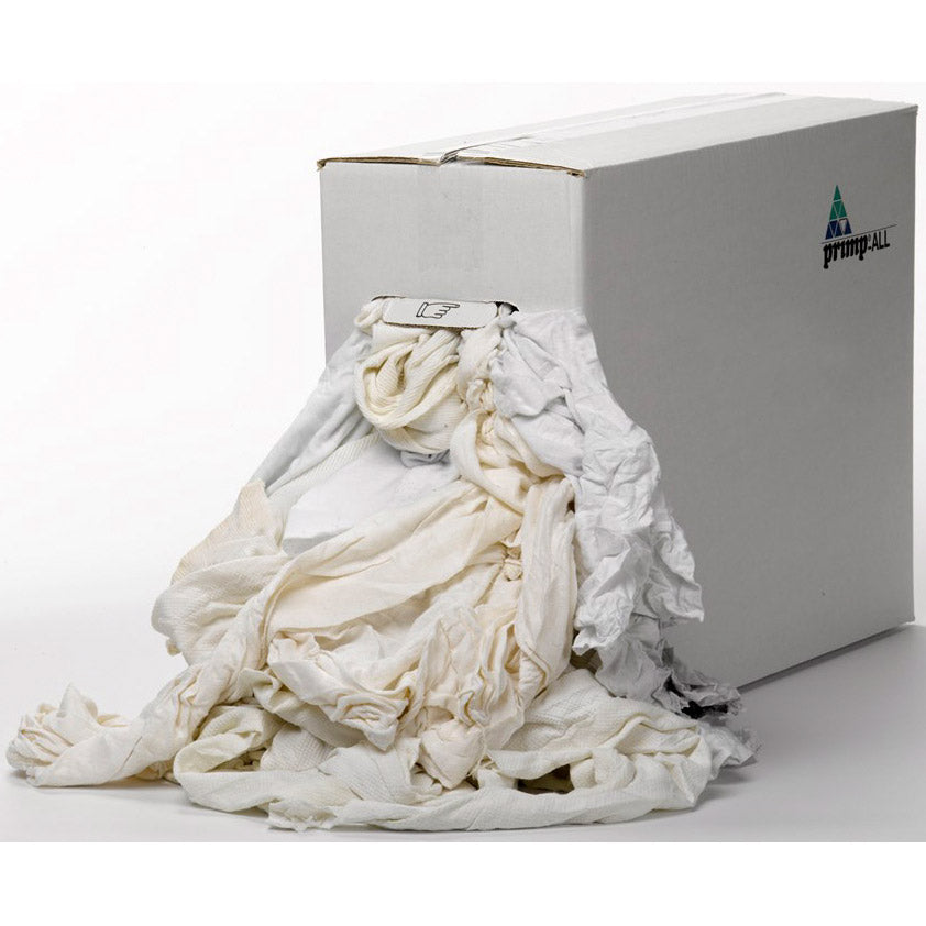 Chiffons de nettoyage excellent tricot blanc boîte 9kg