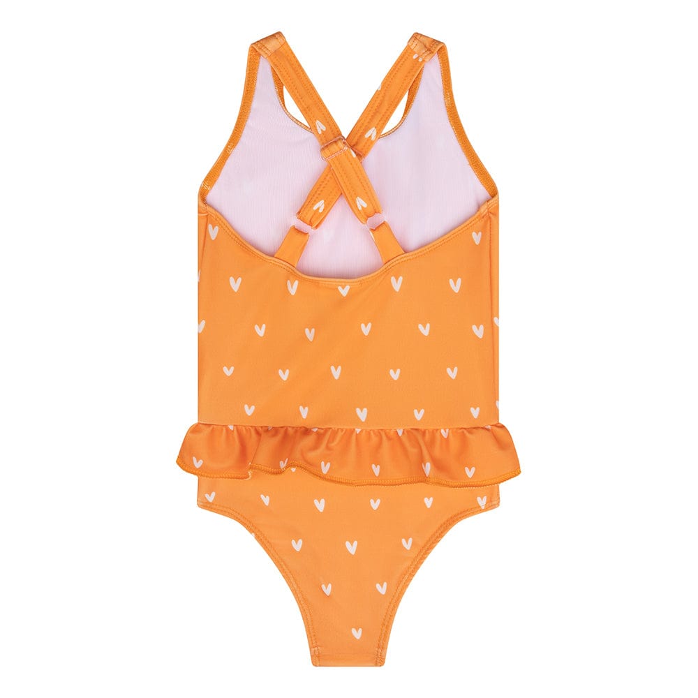 Baiser orange | maillot de bain uv fille orange