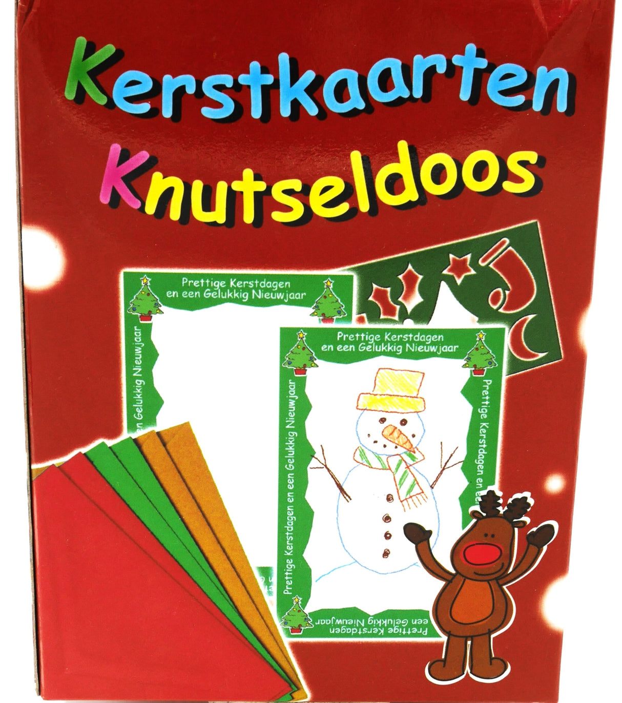 Boîte artisanale de cartes de Noël Van der Doelen - créez votre propre carte de Noël