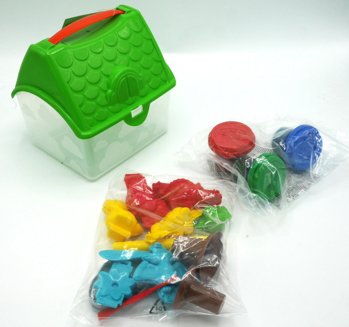 Ensemble d'argile Dino jungle dans la maison 18 pièces