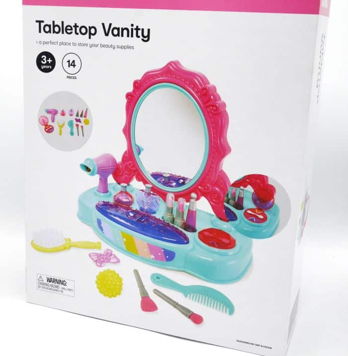 Playgo - coiffeuse pour enfants avec accessoires de table