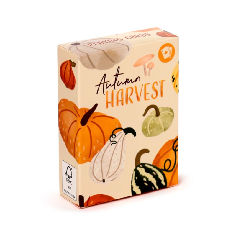 Jeu de cartes à jouer aux récoltes d'automne