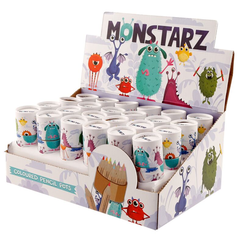 Monstres Monstarz - étui à dessin crayons de couleur
