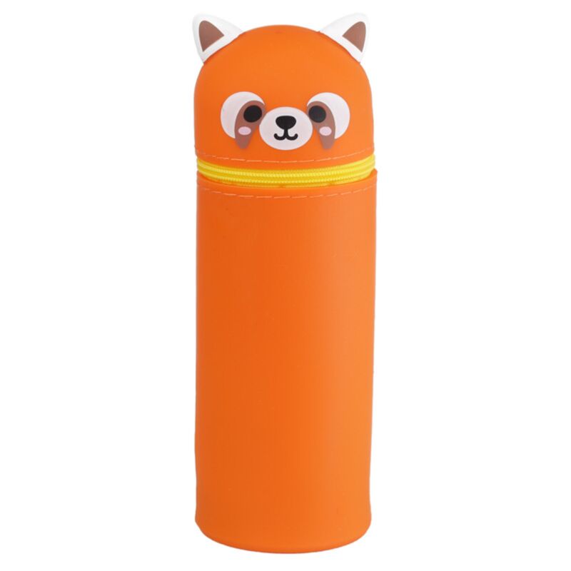 Trousse debout en silicone panda roux Adoramals