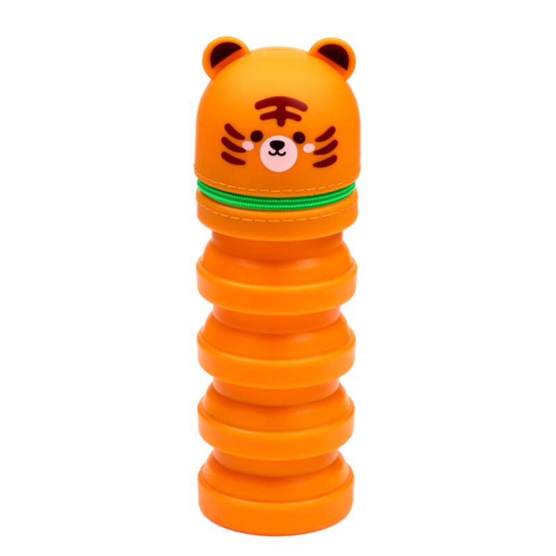 Trousse pop up en silicone tigre Adoramals