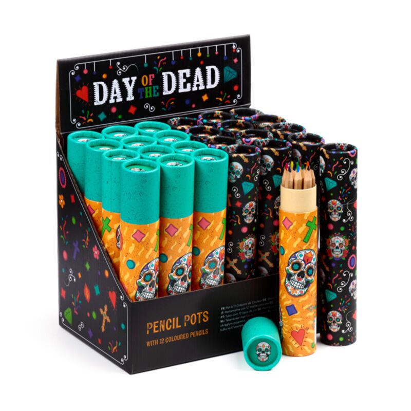 Grande trousse Dia de los muertos 12 couleurs