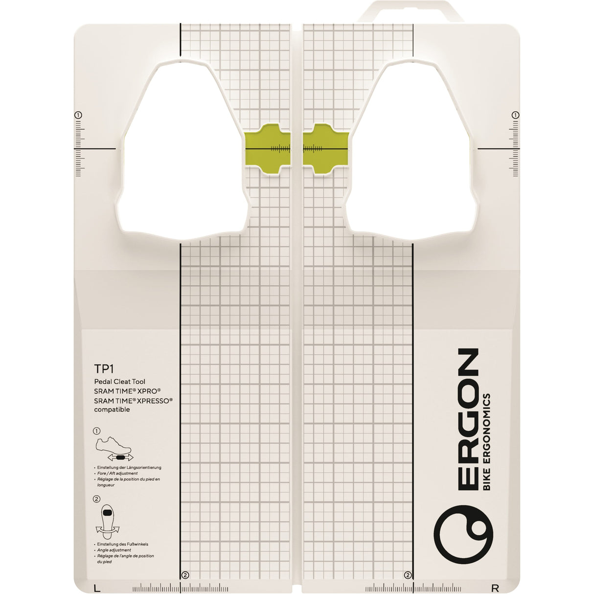 Moule de réglage de l'ergon TP1 SRAM - Temps