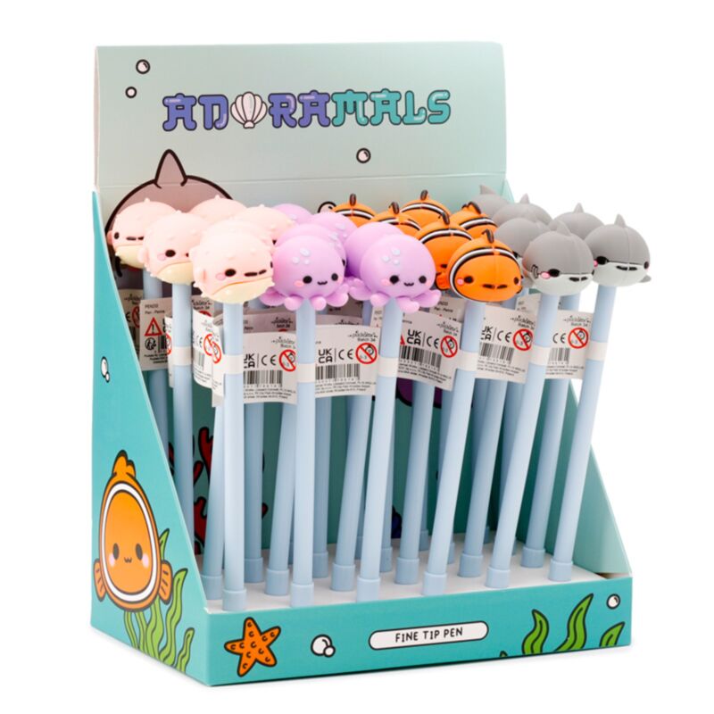 Stylo feutre Adoramals Sea Life - noir