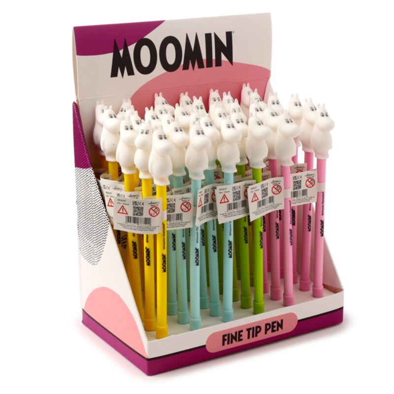 Stylo d'écriture fine Moomin - noir