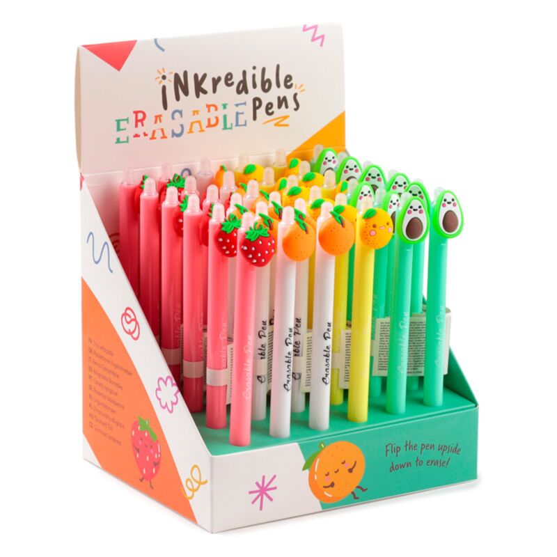 Stylo effaçable à dessus de fruit
