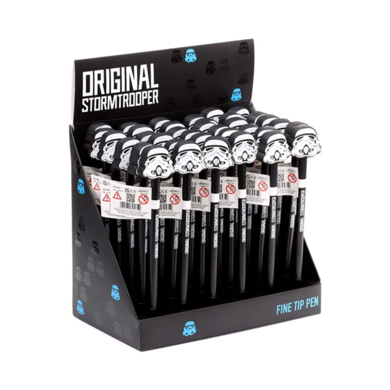 Le stylo d'écriture fin Stormtrooper original, dessus en PVC double face