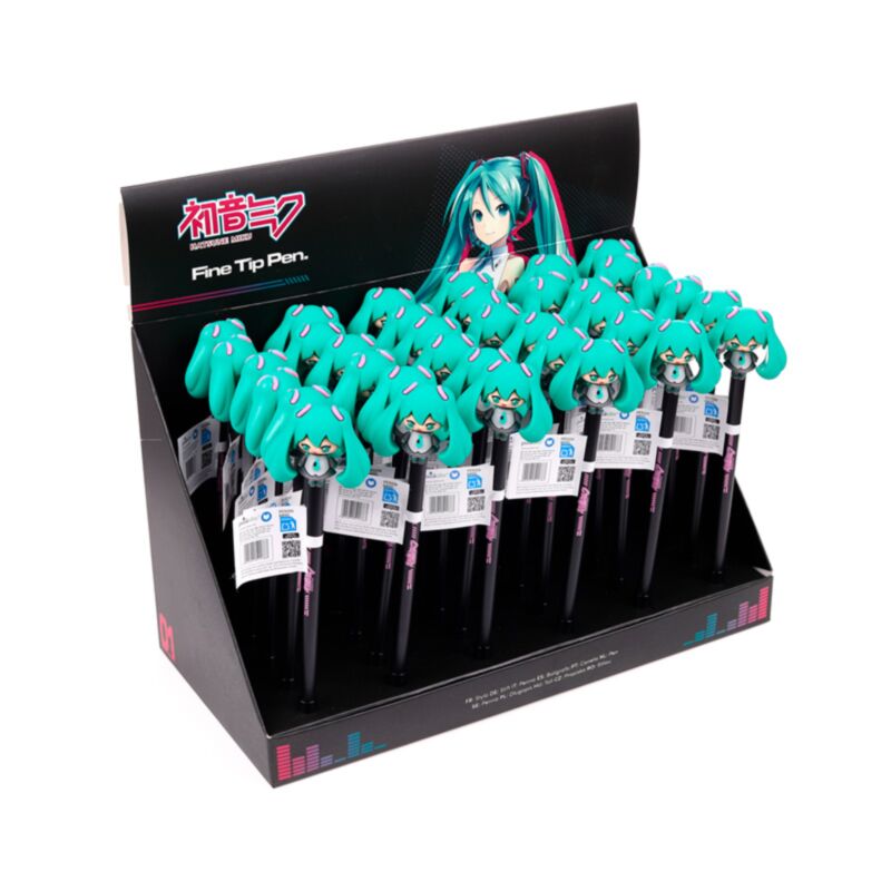 Union Hatsune Miku stylo feutre fin avec dessus en silicone