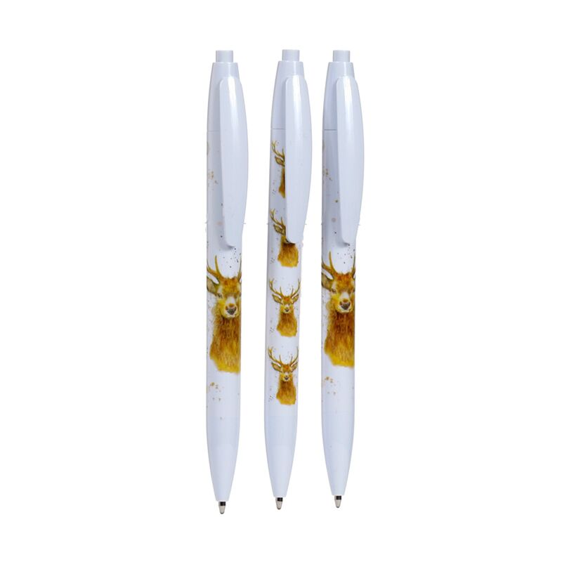 Ensemble de stylos 3 pièces en ABS recyclés (rabs) de cerf sauvage Jan Pashley