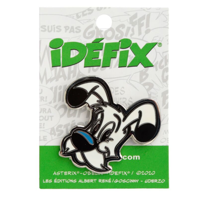 Badge bouton émail collection Astérix idefix (dogmatrix)