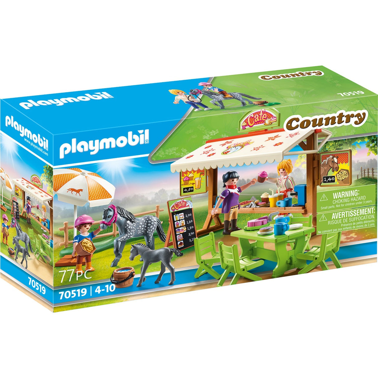 Playmobil playmobil country ponycafe 70519