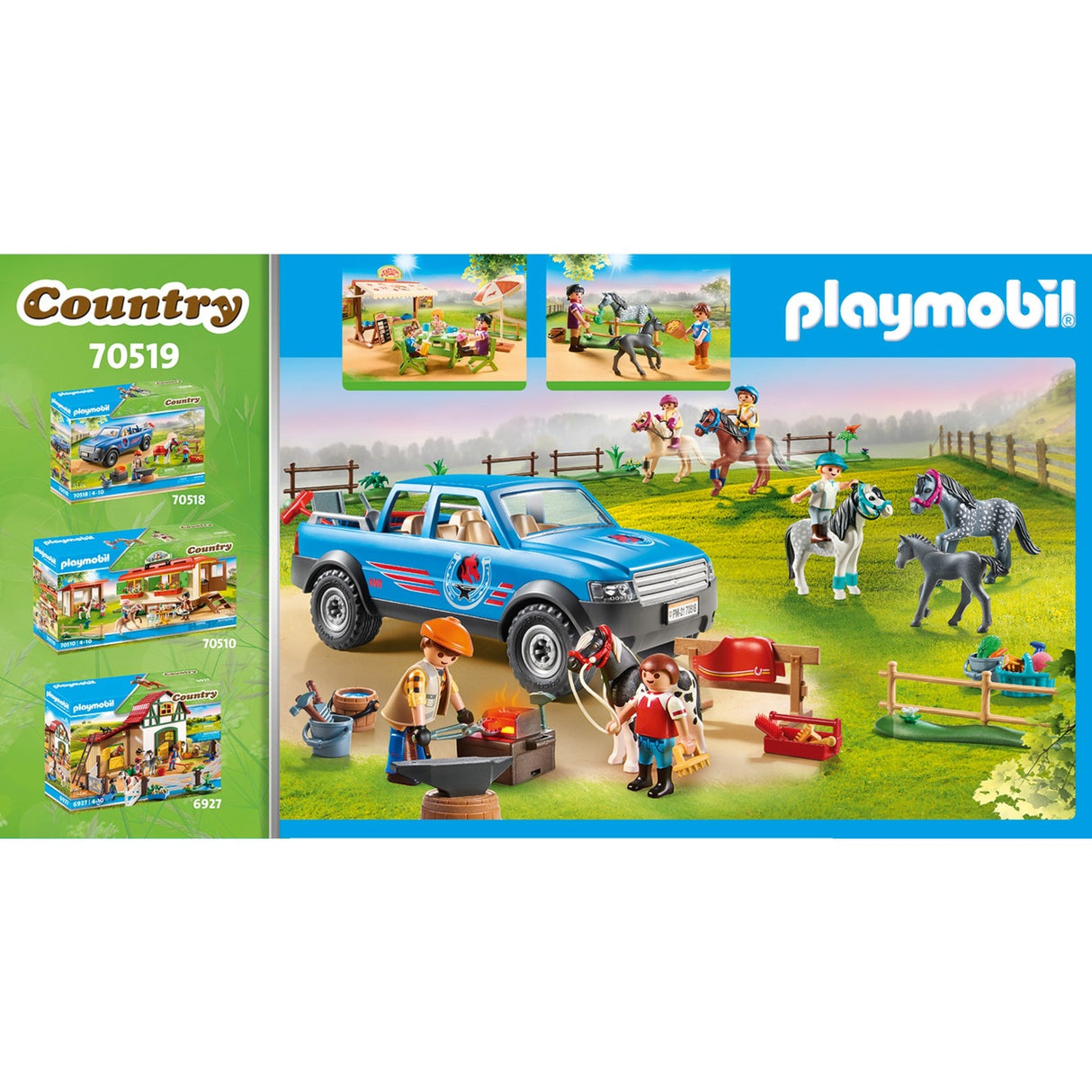Playmobil playmobil country ponycafe 70519