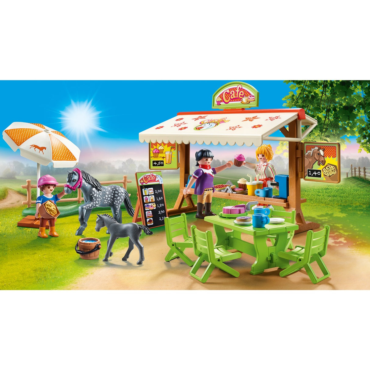 Playmobil playmobil country ponycafe 70519