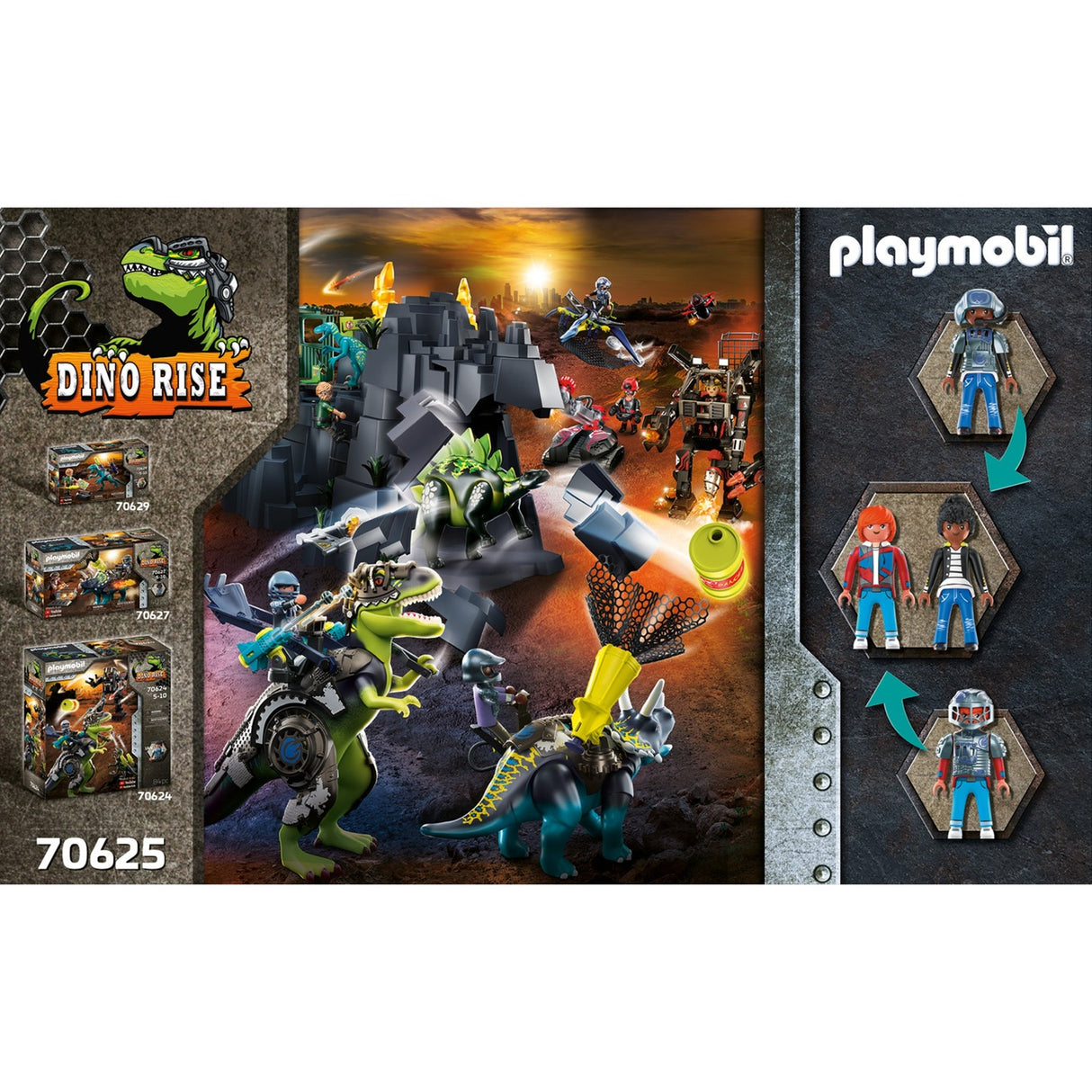 Playmobil Rise Spinosaurus: Double défense Crack