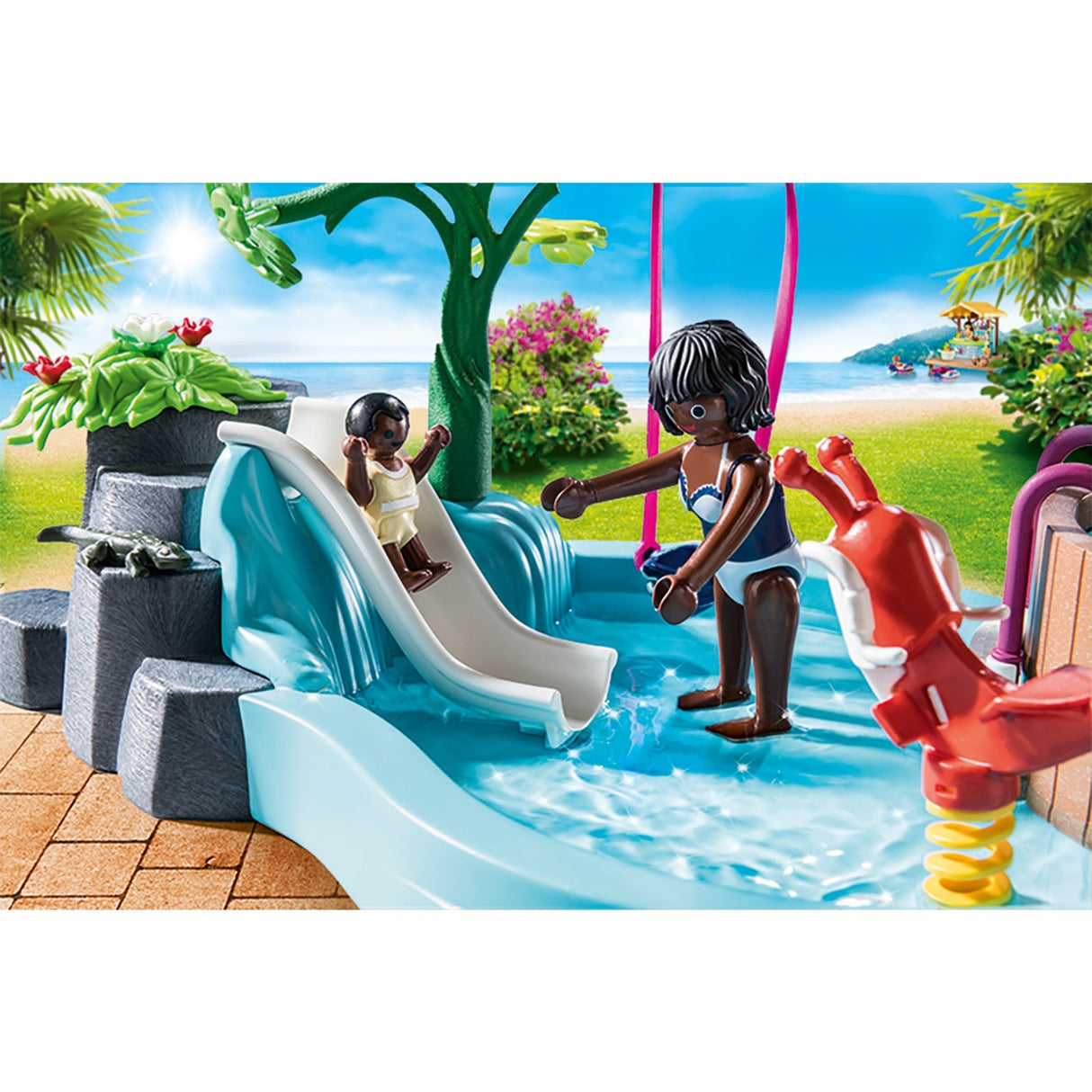 Playmobil Family Fun Children's Pool avec Whirlpool 70611
