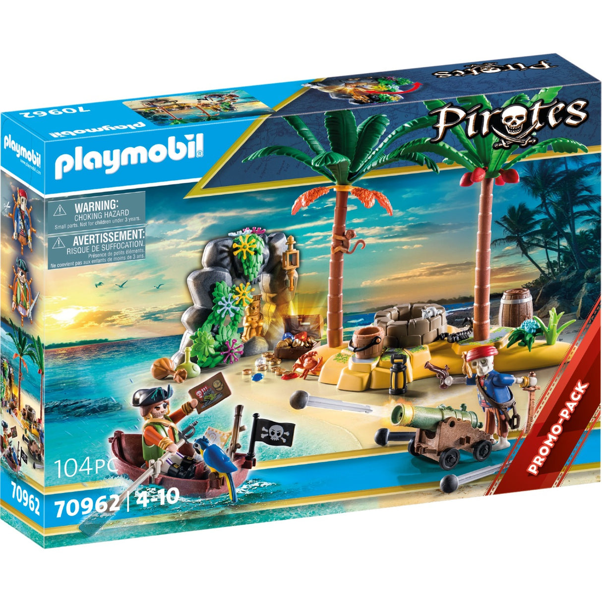 Playmobil Playmobil Pirates Pirate Treasure with Skeleton