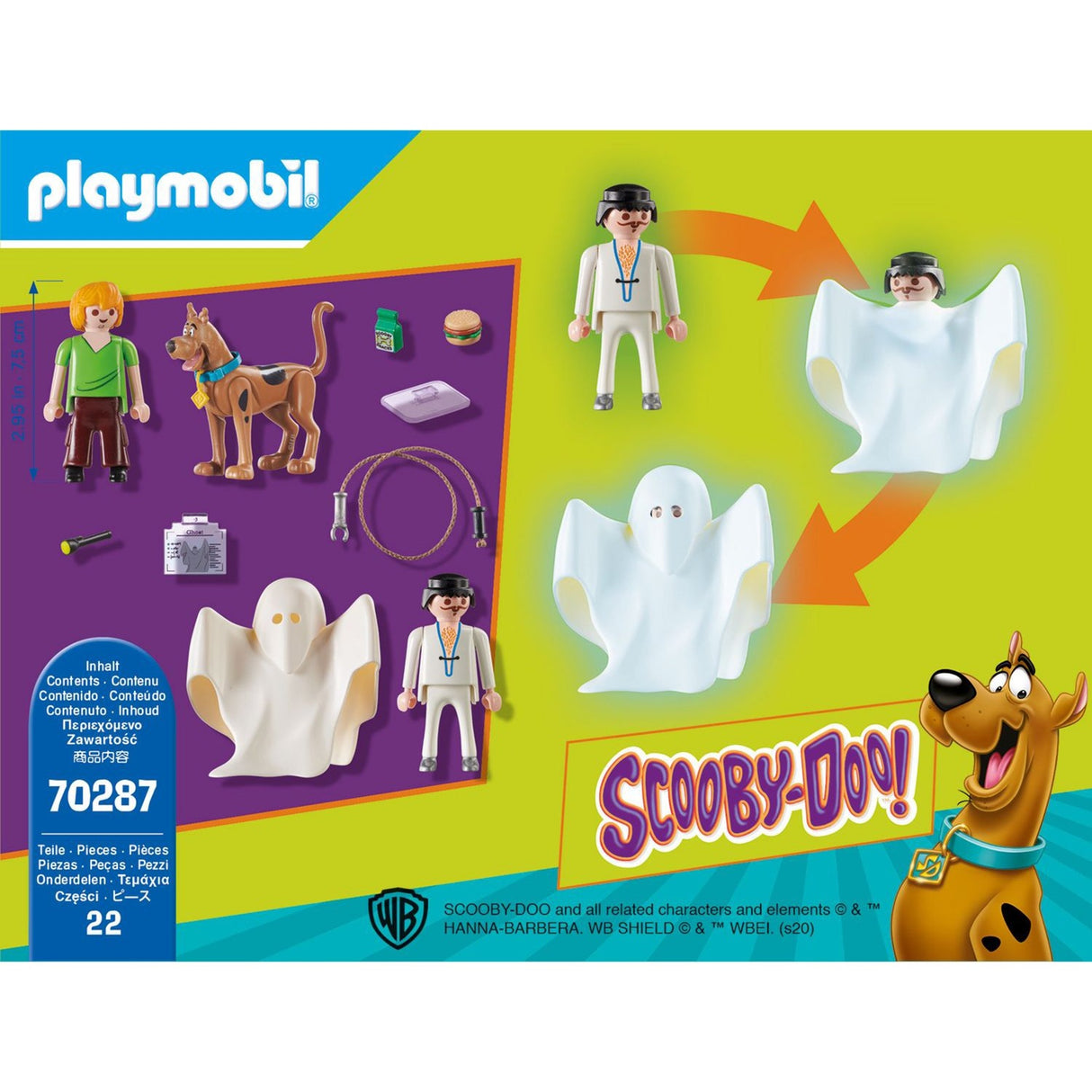 Playmobil Playmobil Scooby-Doo! Scooby et hirsute d'esprit