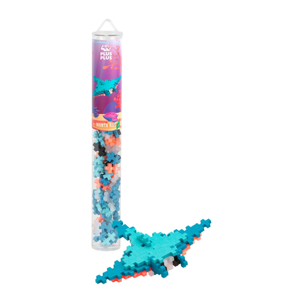 Raie manta Plus Plus Plus-Plus : tube de 100 pièces (4326)