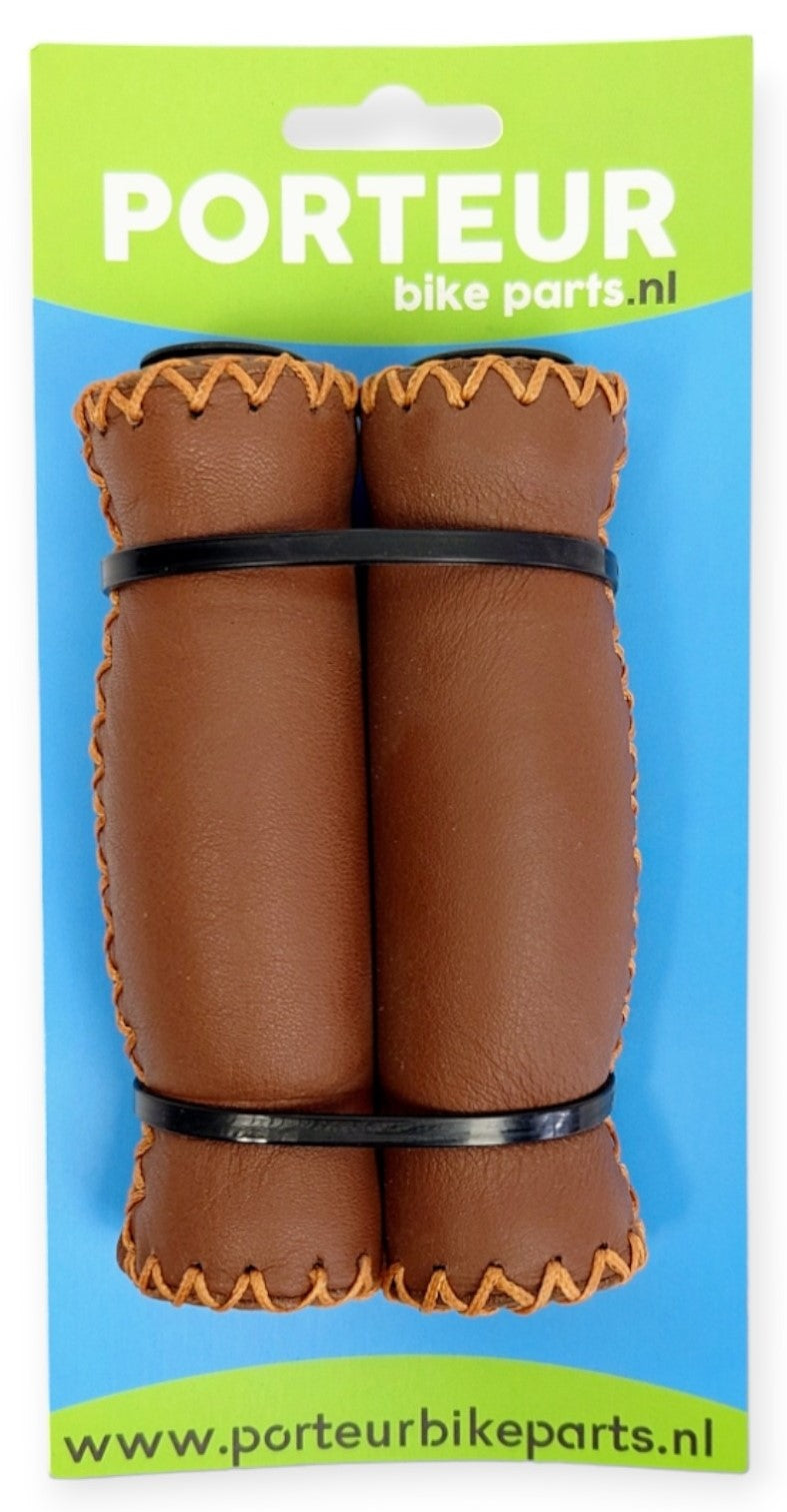Portur Patrins en cuir marron