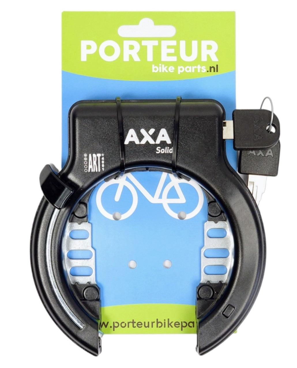 Porteur Lock Serrure à anneau Porteur noir massif