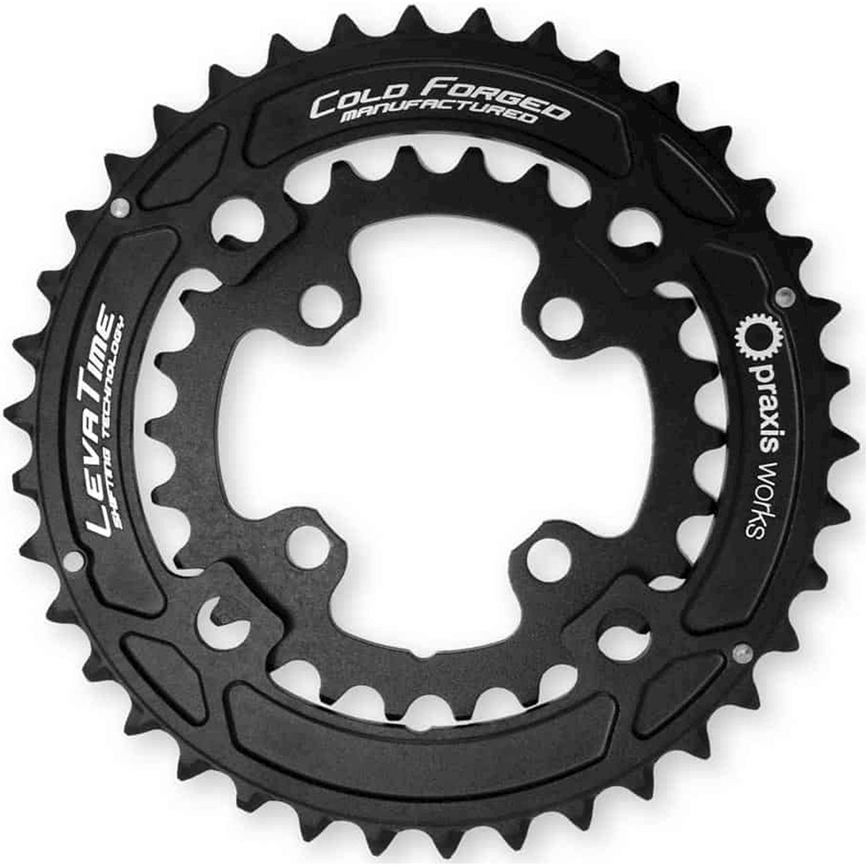 Plateau Praxis 2x vtt 36 26 104 64bcd noir