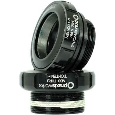 Adaptateur de pédalier Praxis m30-thru bsa route vtt 68-73mm
