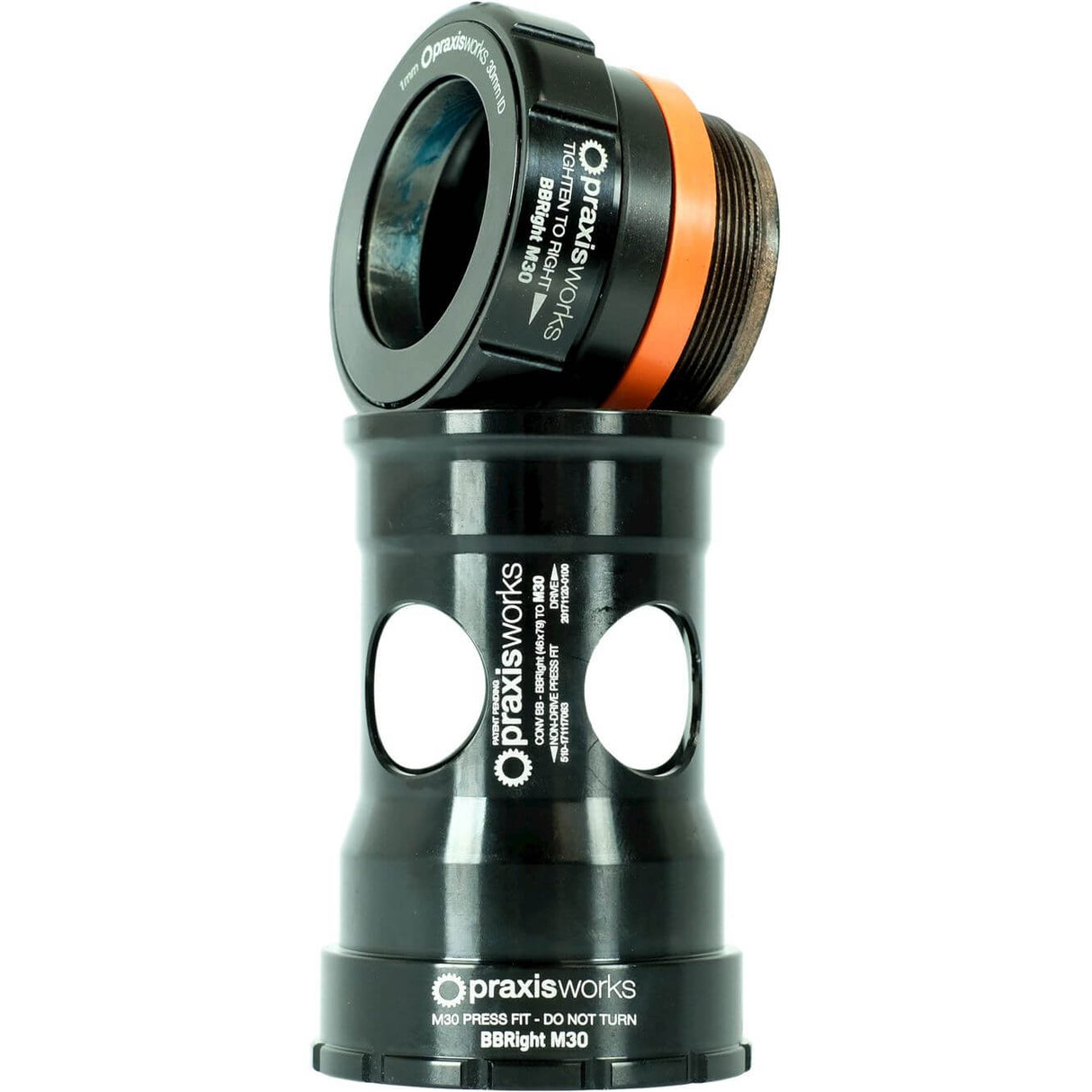 Adaptateur de pédalier Praxis m30 bbright road 79mm