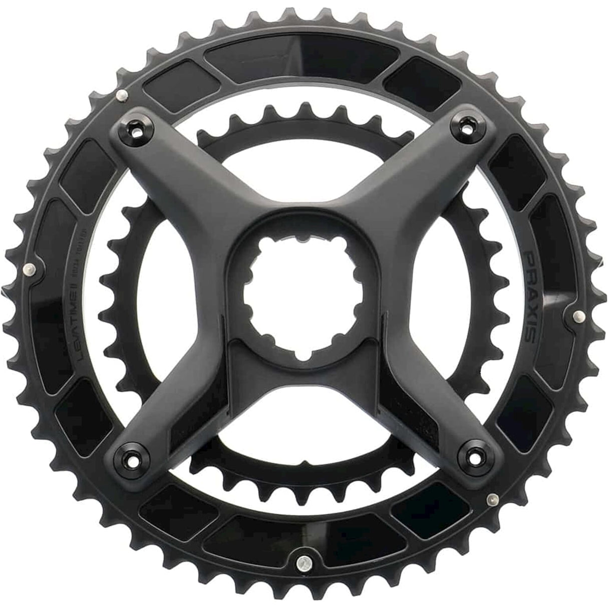 Praxis plateau lt2 xring spider kit 52 36 noir